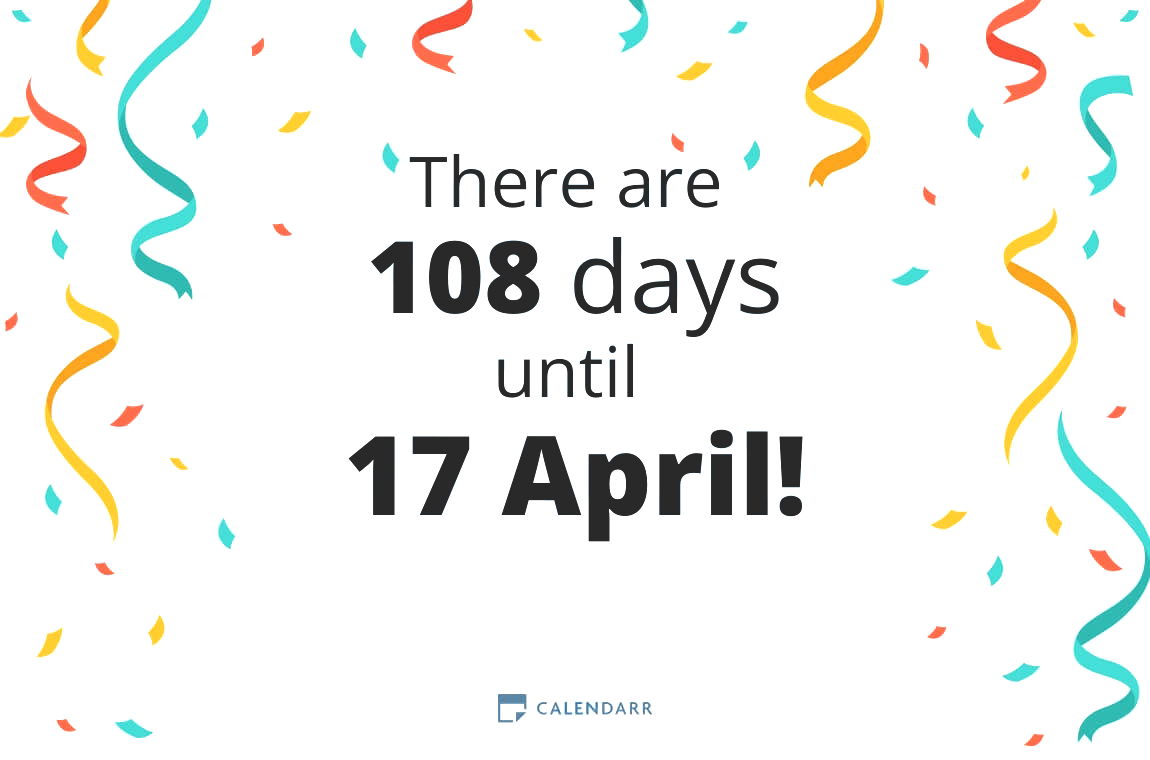 How many days until 17 April - Calendarr