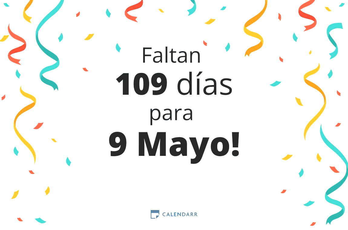 Descubre cuántos días faltan para 9 Mayo - Calendarr