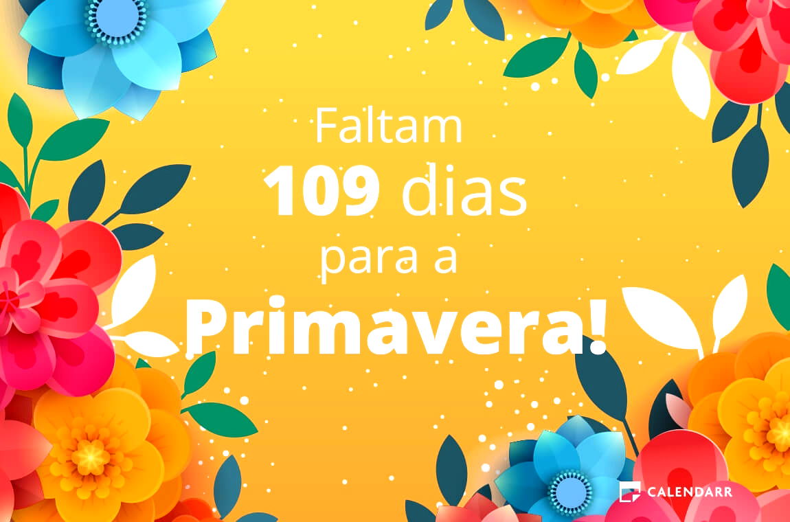 Descobre quantos dias faltam para a Primavera - Calendarr