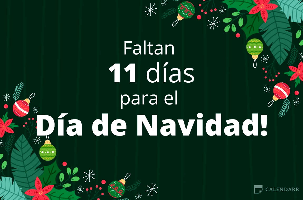 Descubre cuántos días faltan para  el Día de Navidad - Calendarr