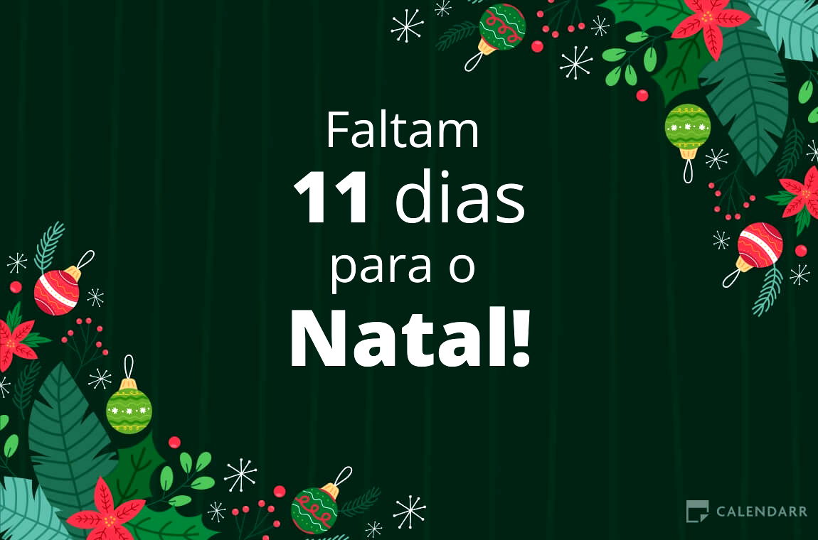 Descubra quantos dias faltam para o Natal - Calendarr