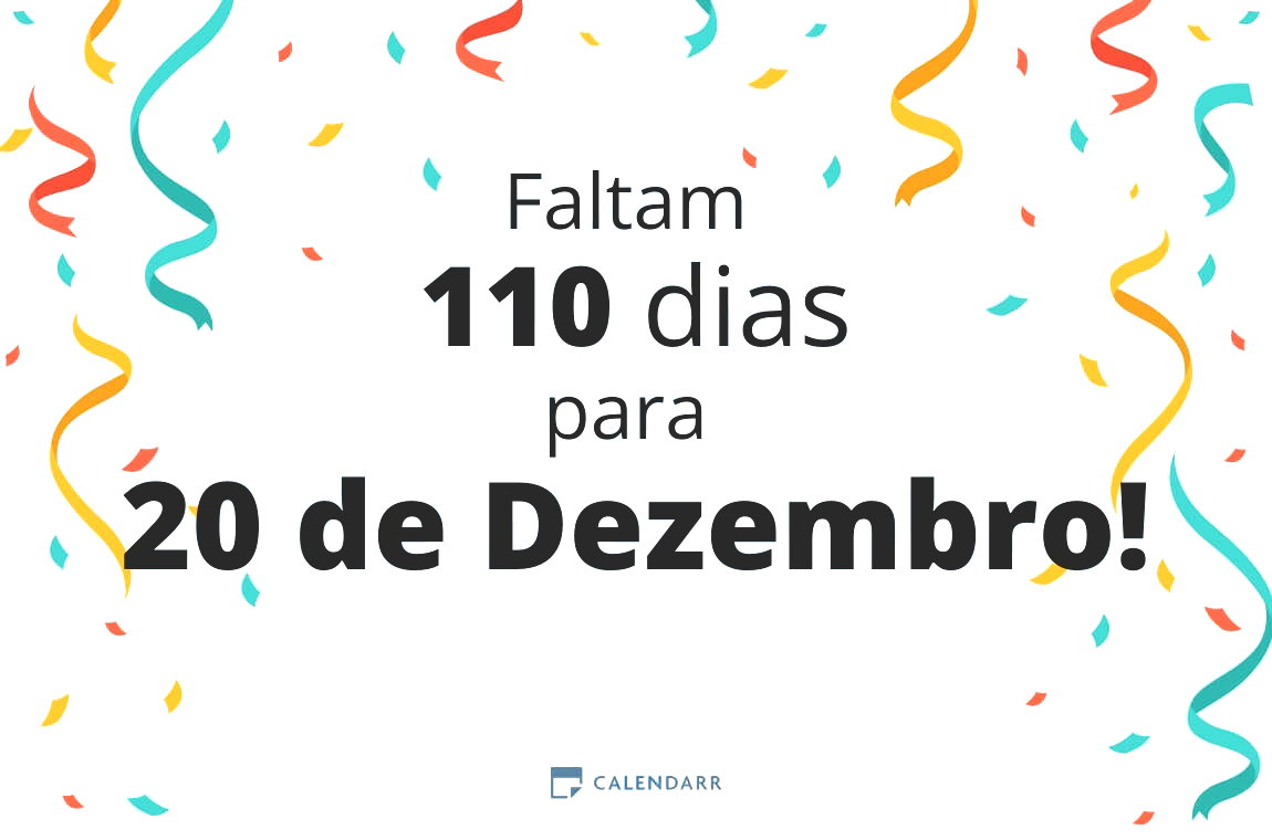 Descubra quantos dias faltam para 20 de Dezembro - Calendarr
