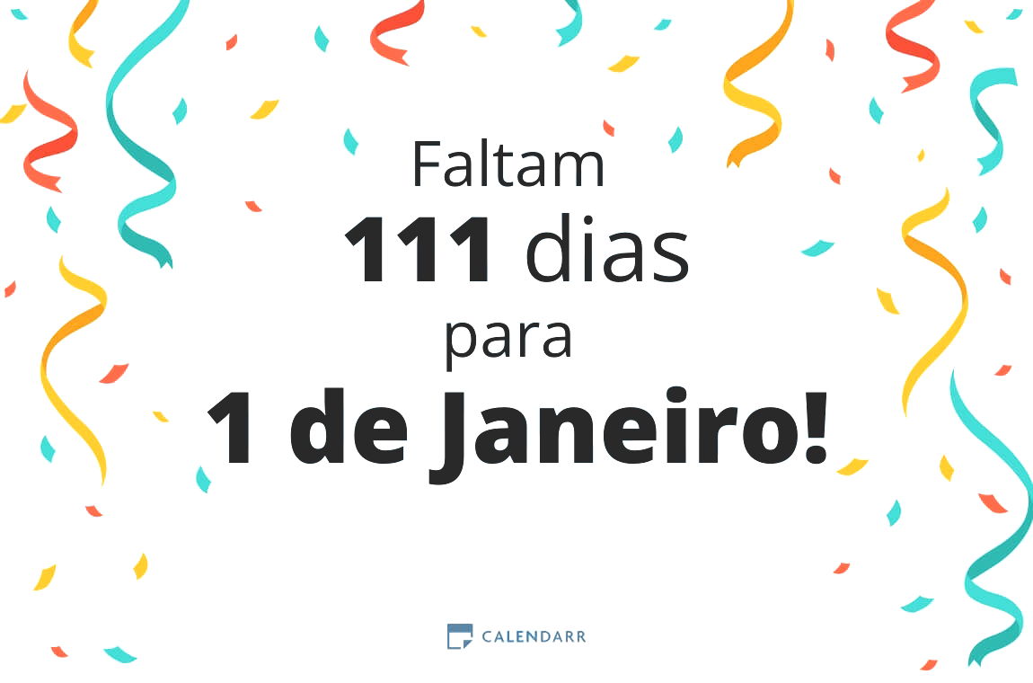 Descubra quantos dias faltam para 1 de Janeiro - Calendarr