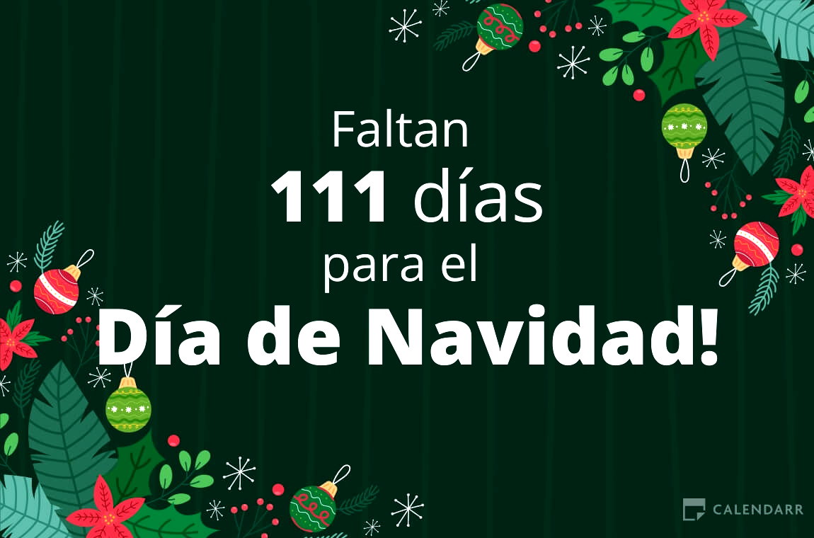 Descubre cuántos días faltan para  el Día de Navidad - Calendarr