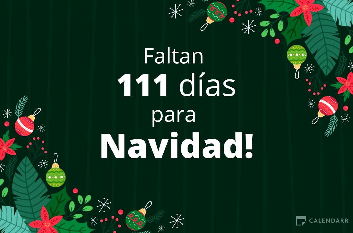 Descubre cuántos días faltan para Navidad - Calendarr