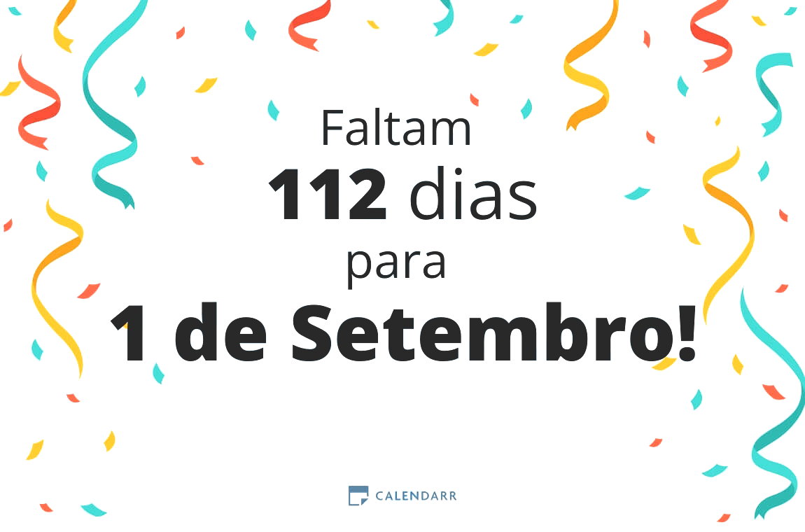 Descubra quantos dias faltam para 1 de Setembro - Calendarr
