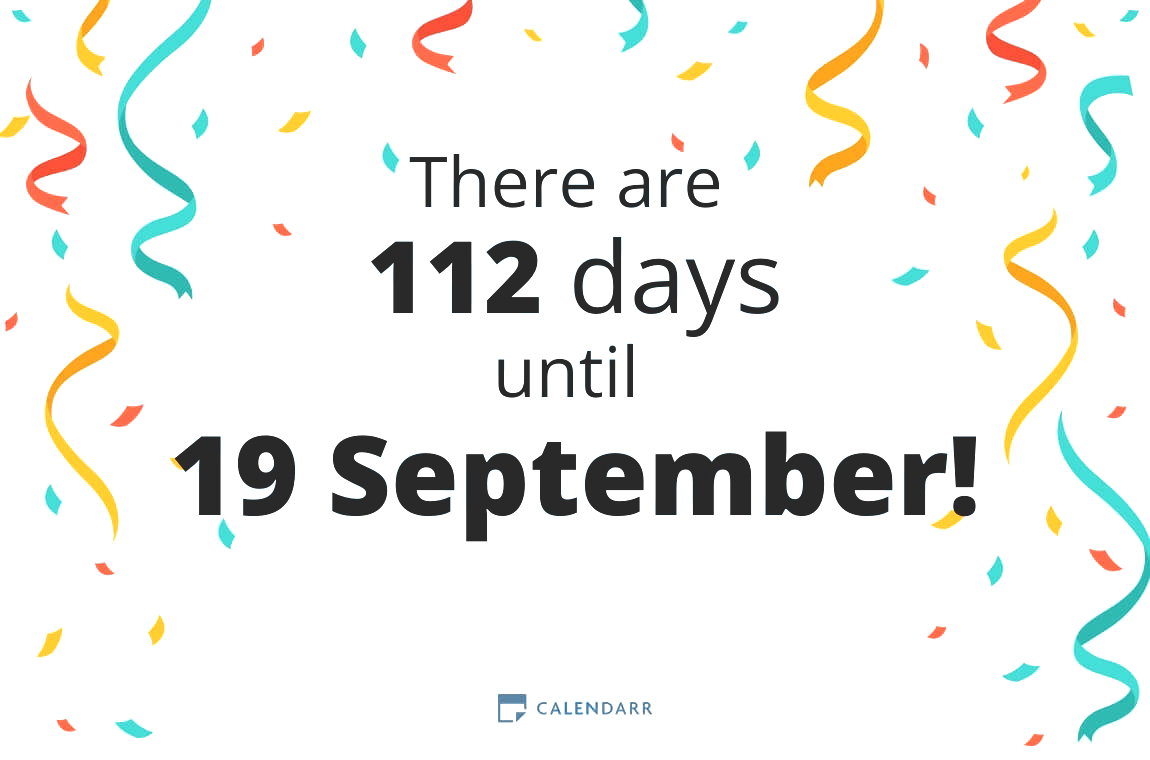 How many days until 19 September - Calendarr
