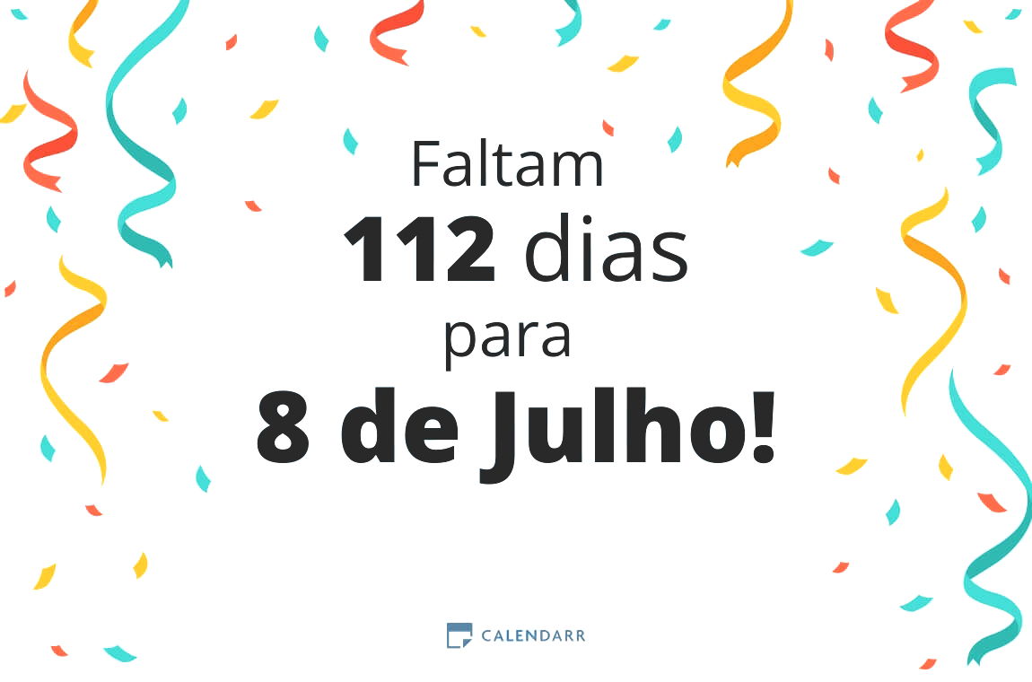 Descubra quantos dias faltam para 8 de Julho - Calendarr