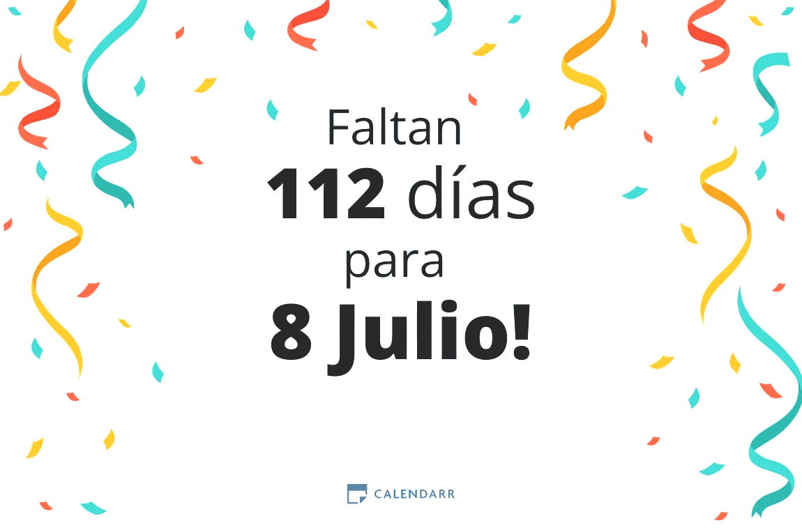 Descubre cuántos días faltan para 8 Julio - Calendarr