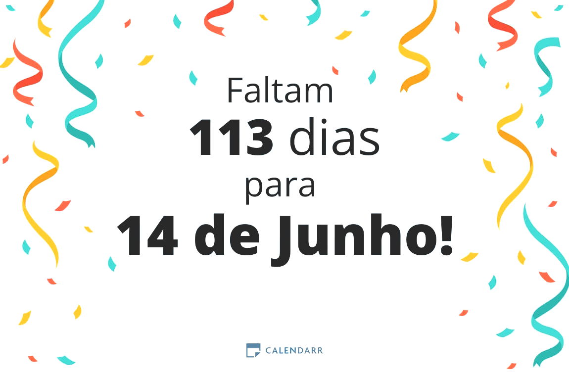 Descubra quantos dias faltam para 14 de Junho - Calendarr