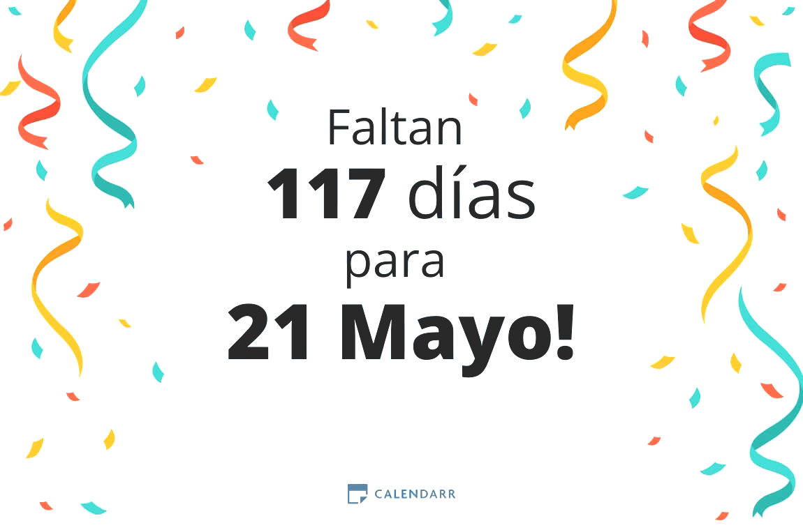 Descubre cuántos días faltan para 21 Mayo - Calendarr