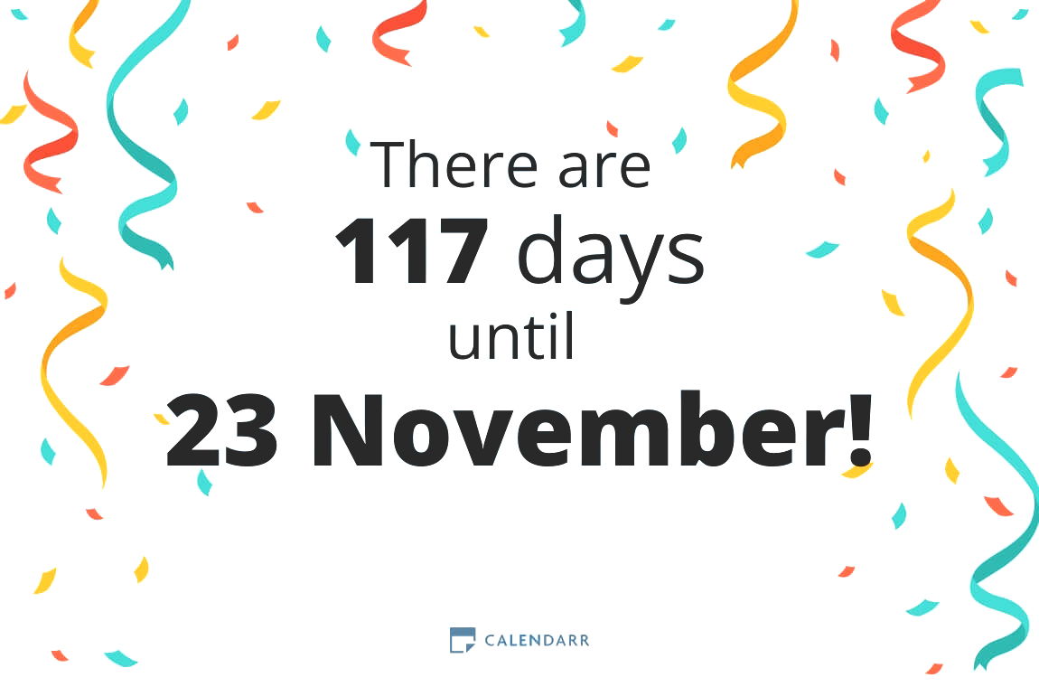 How many days until 23 November - Calendarr