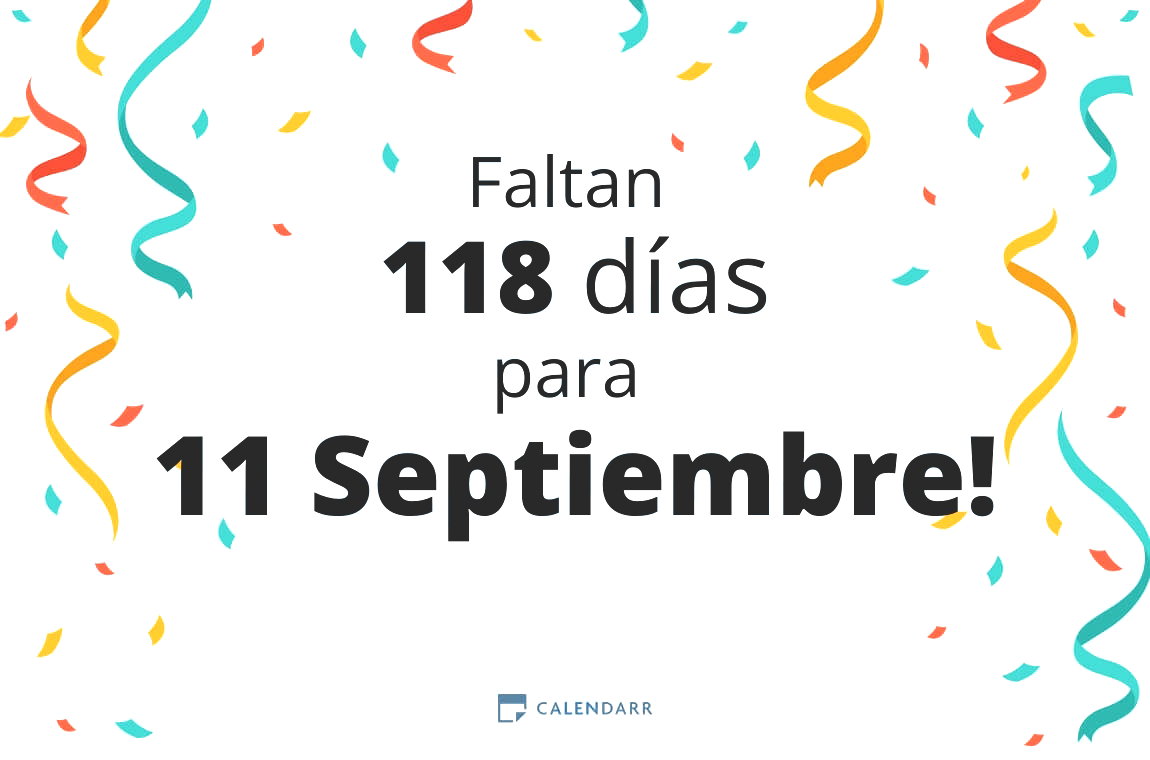 Descubre cuántos días faltan para 11 Septiembre - Calendarr