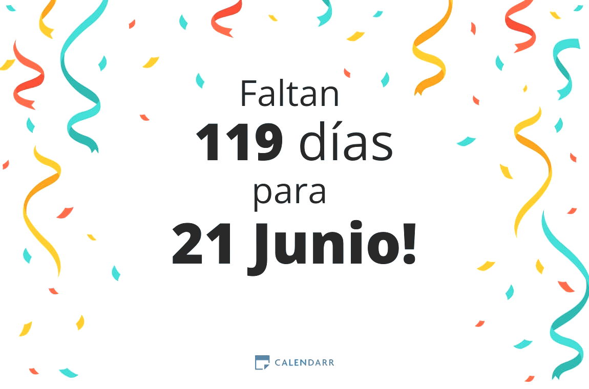 Descubre cuántos días faltan para 21 Junio - Calendarr