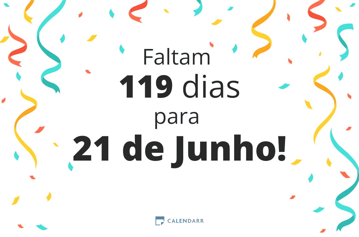 Descubra quantos dias faltam para 21 de Junho - Calendarr