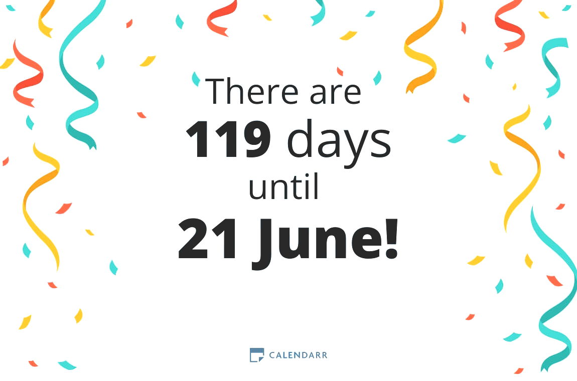 How many days until 21 June - Calendarr