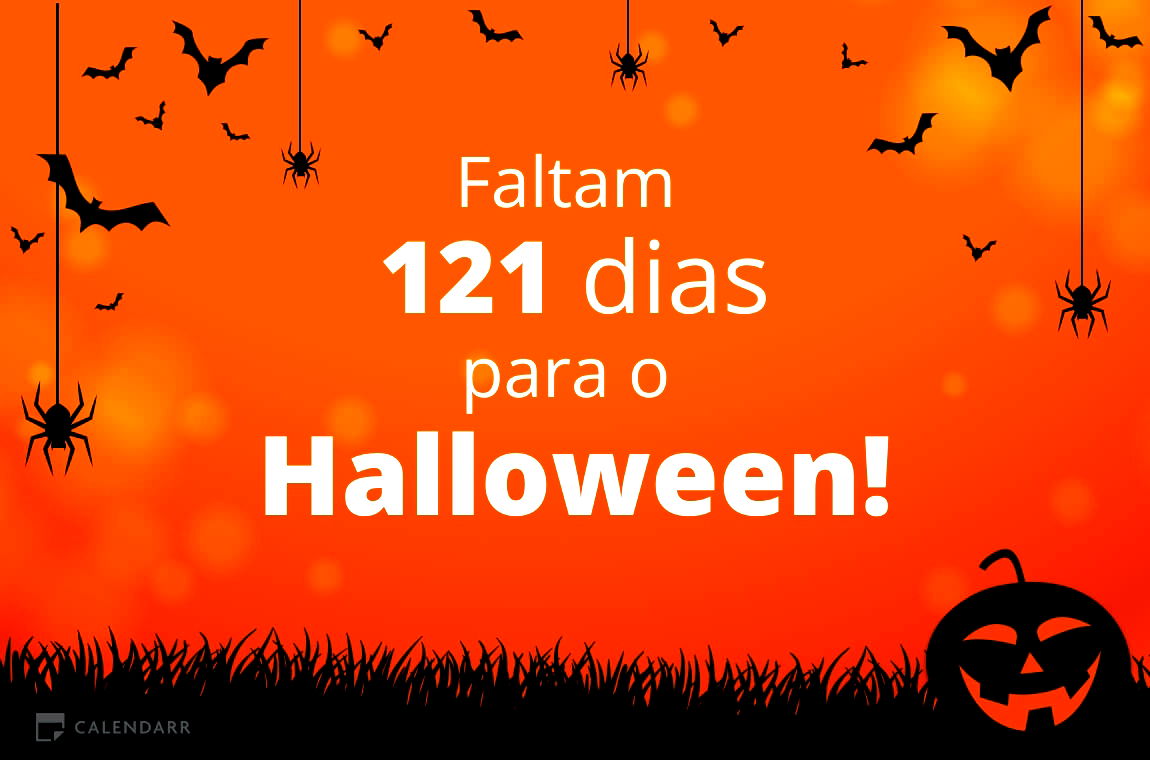 Descubra quantos dias faltam para o Halloween Calendarr