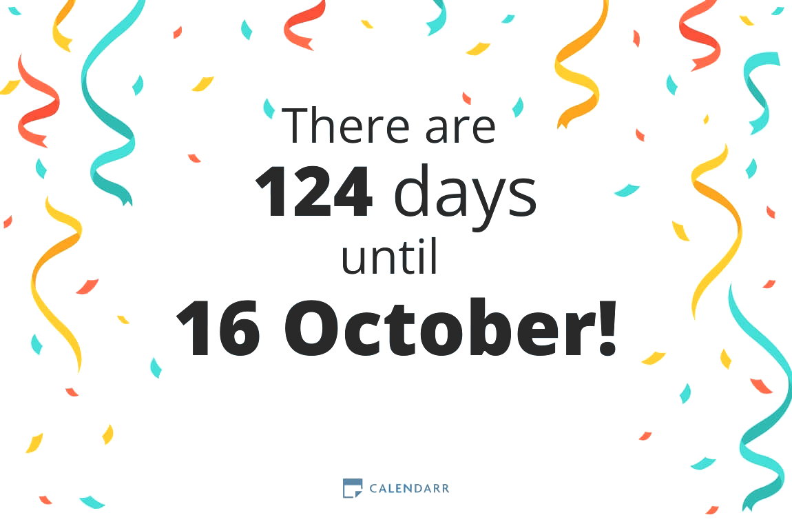 How many days until 16 October - Calendarr
