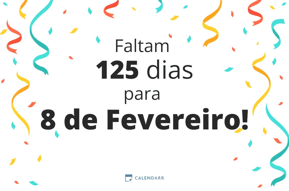 Descubra quantos dias faltam para 8 de Fevereiro - Calendarr