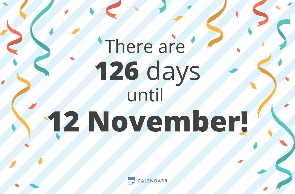 How Many Days Until 12 November Calendarr How Many Days Until 12 November Calendarr