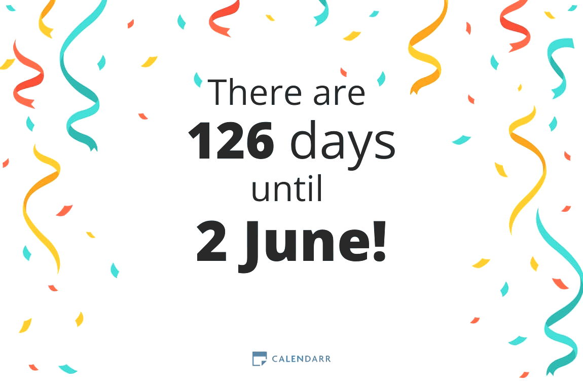 How many days until 2 June - Calendarr