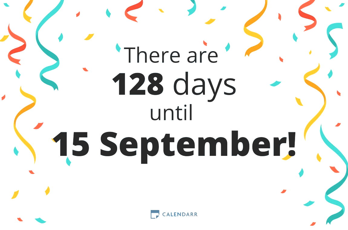 How many days until 15 September - Calendarr