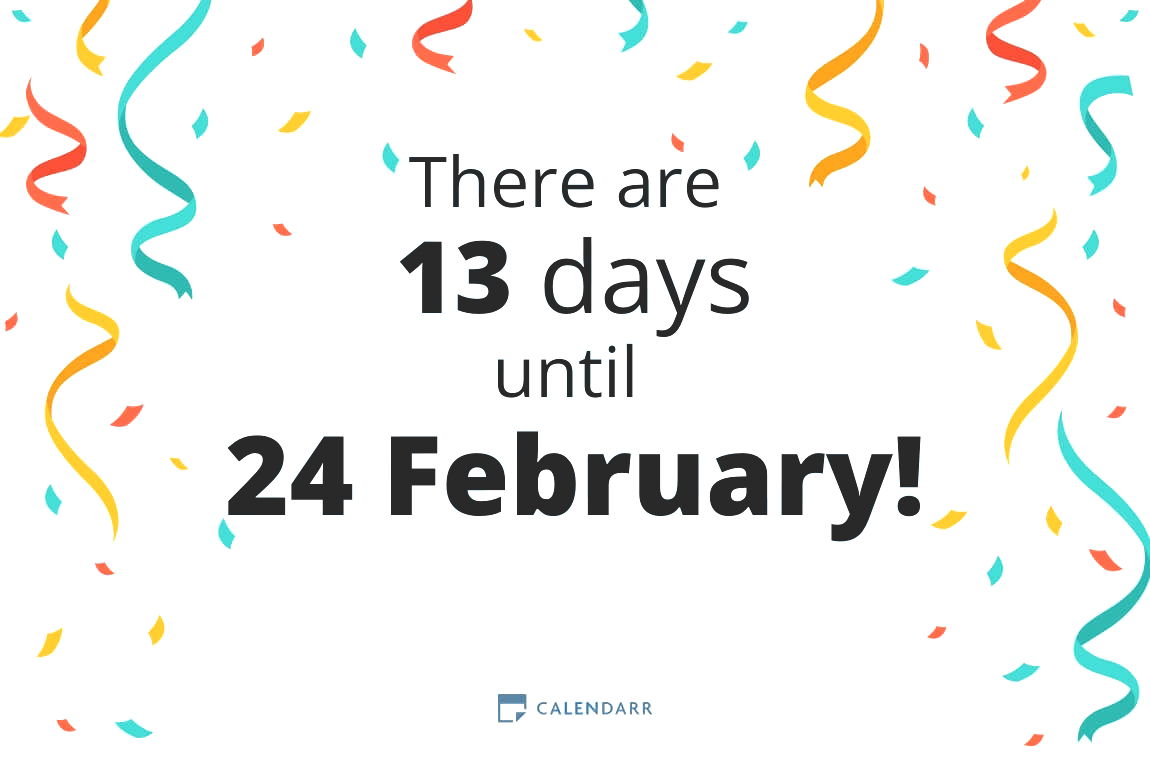 How many days until 24 February - Calendarr