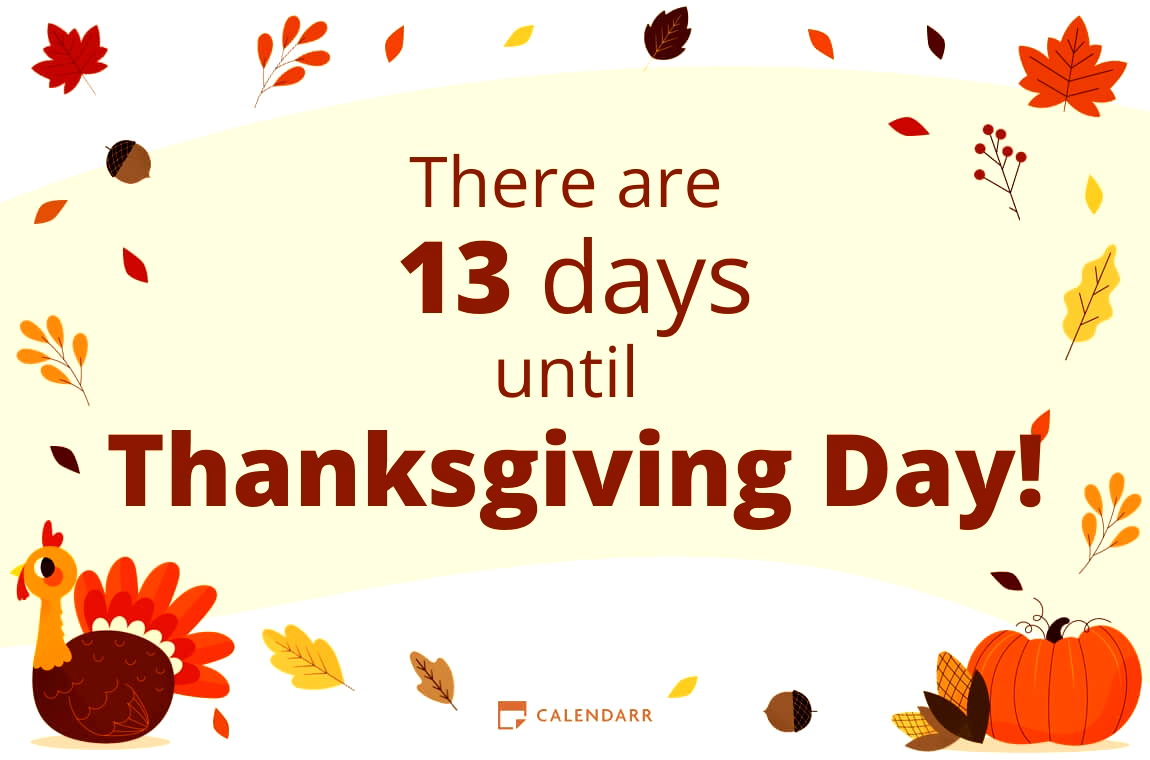 How many days until   Thanksgiving Day - Calendarr