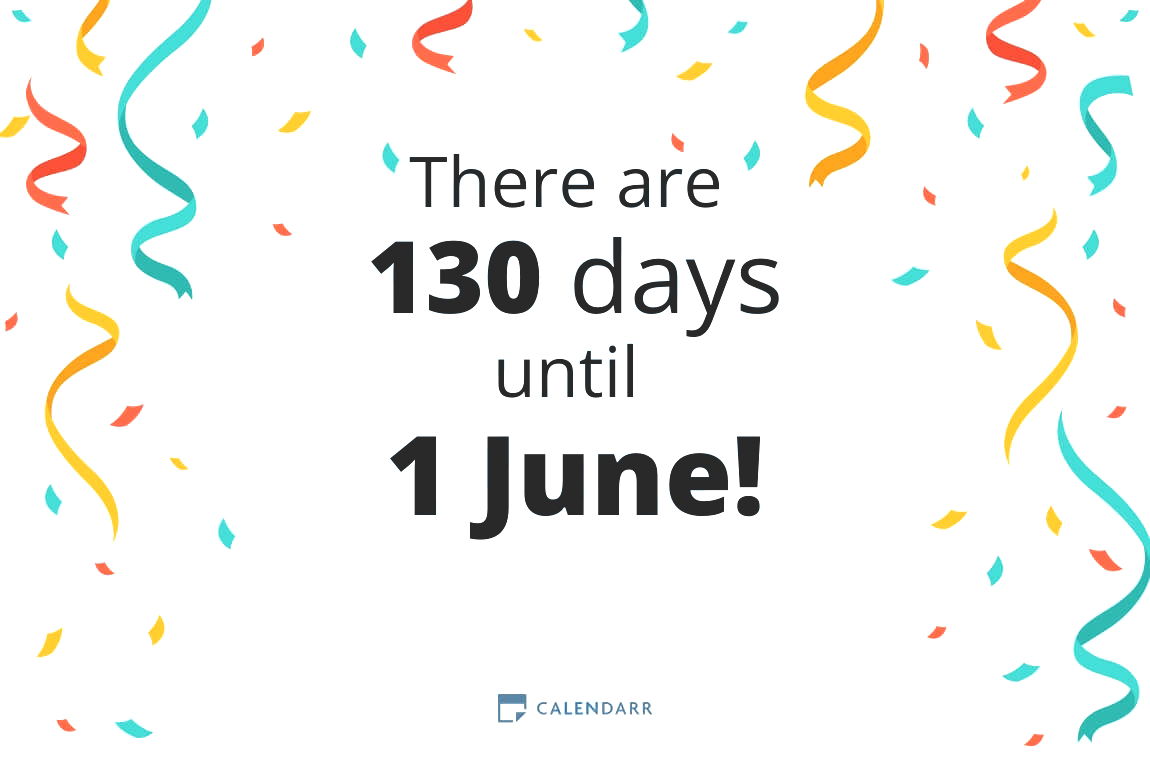 How many days until 1 June - Calendarr