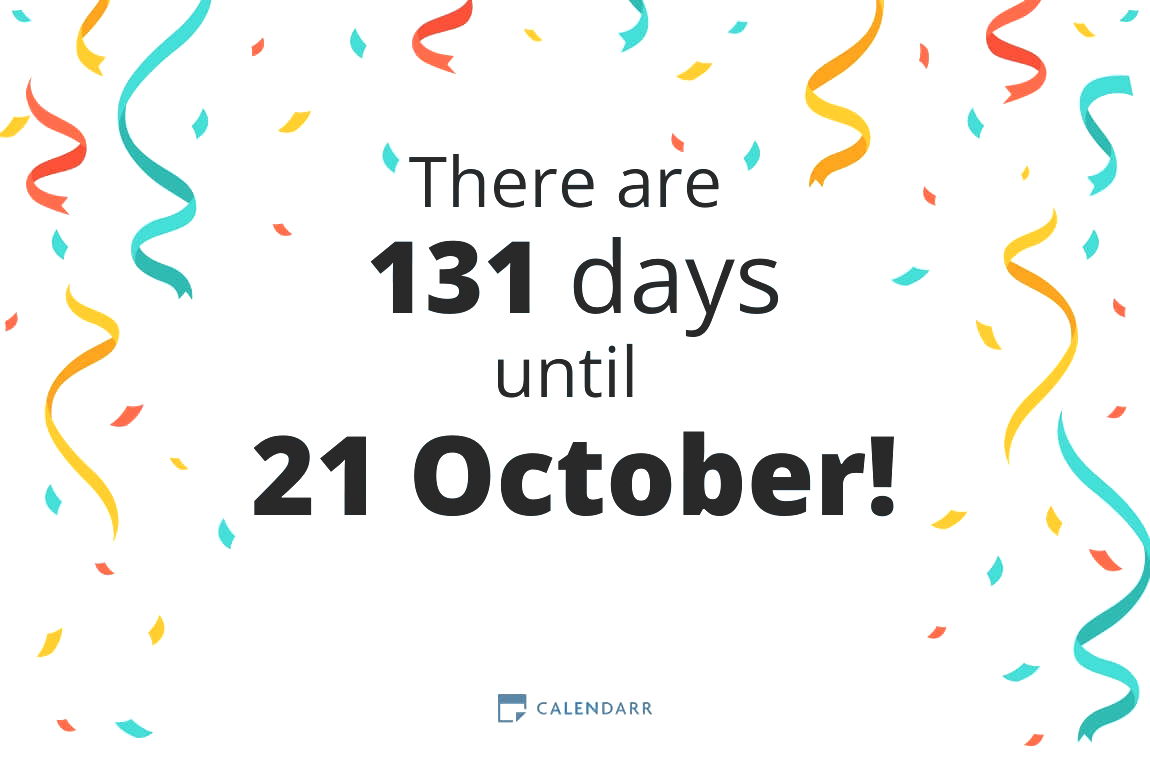 How many days until 21 October - Calendarr