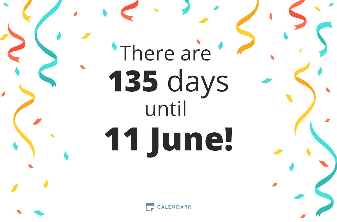 How many days until 11 June - Calendarr