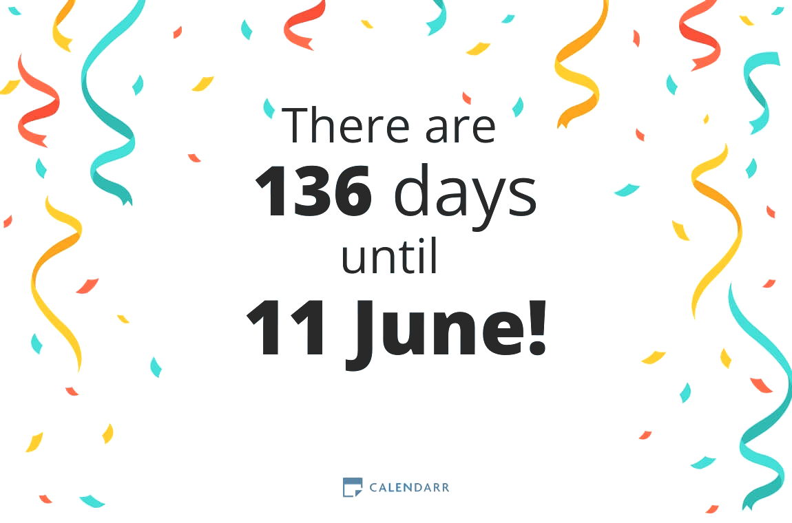 How many days until 11 June - Calendarr