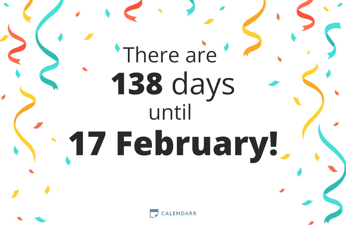 How many days until 17 February - Calendarr