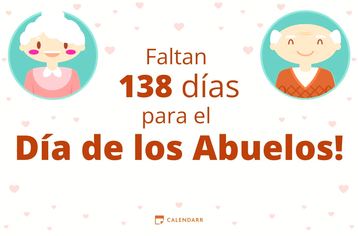 Descubre cuántos días faltan para el Día de los Abuelos - Calendarr