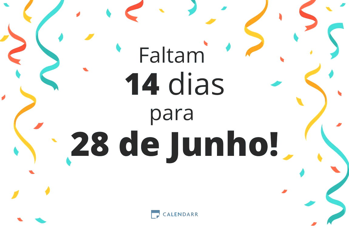 Descobre quantos dias faltam para 28 de Junho - Calendarr