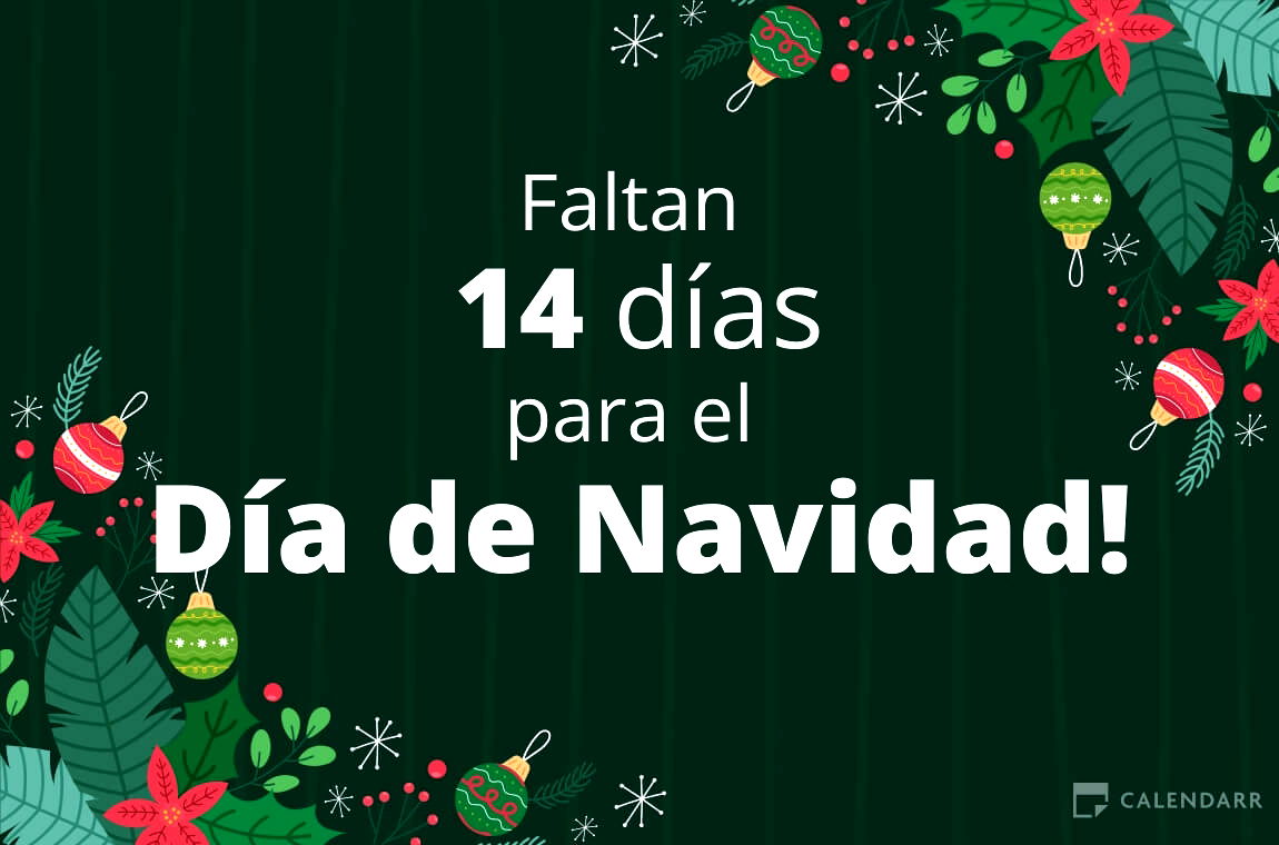 Descubre cuántos días faltan para  el Día de Navidad - Calendarr