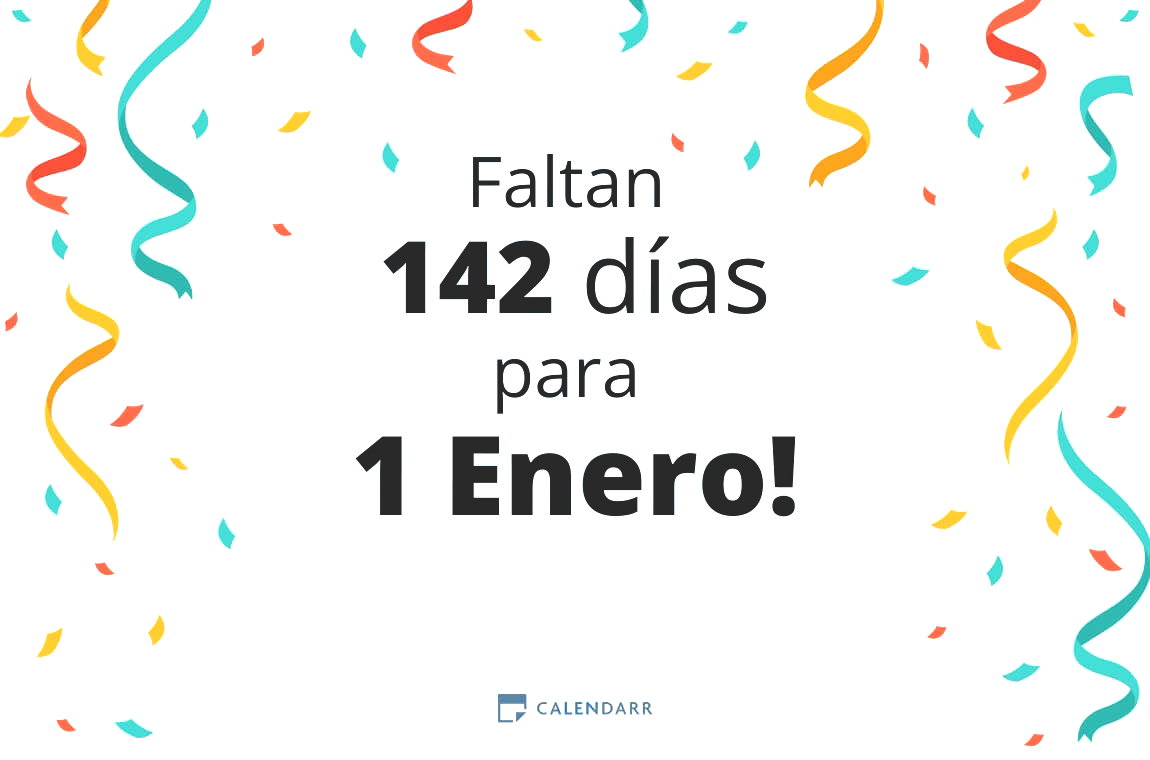 Descubre cuántos días faltan para 1 Enero - Calendarr