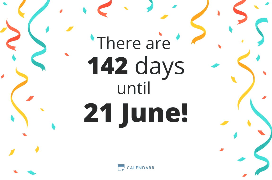 How many days until 21 June - Calendarr