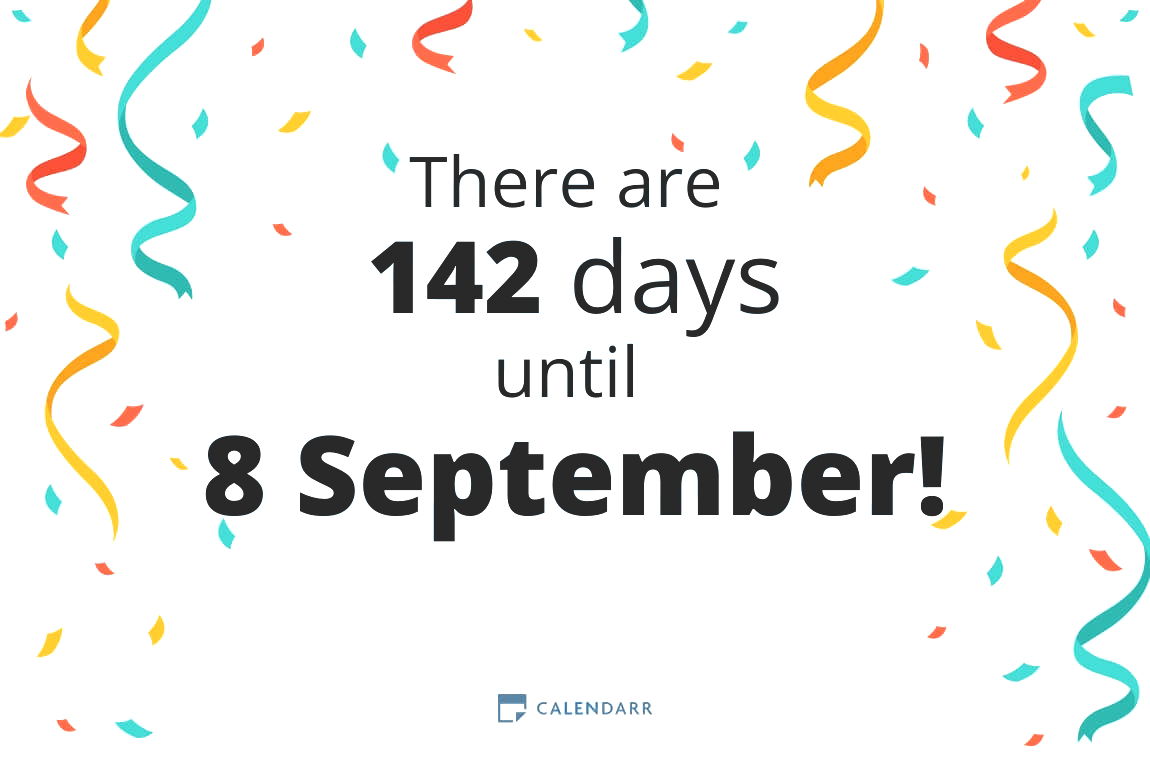 How many days until 8 September - Calendarr