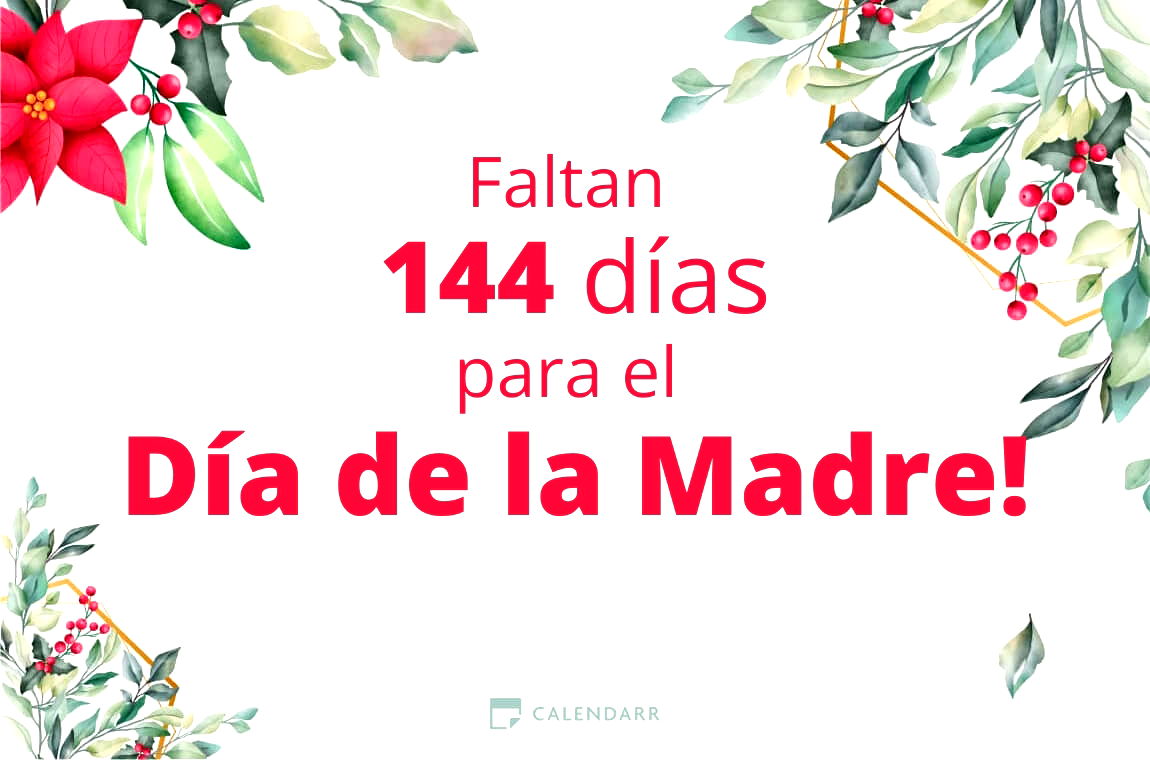 Descubre cuántos días faltan para  el Día de la Madre - Calendarr