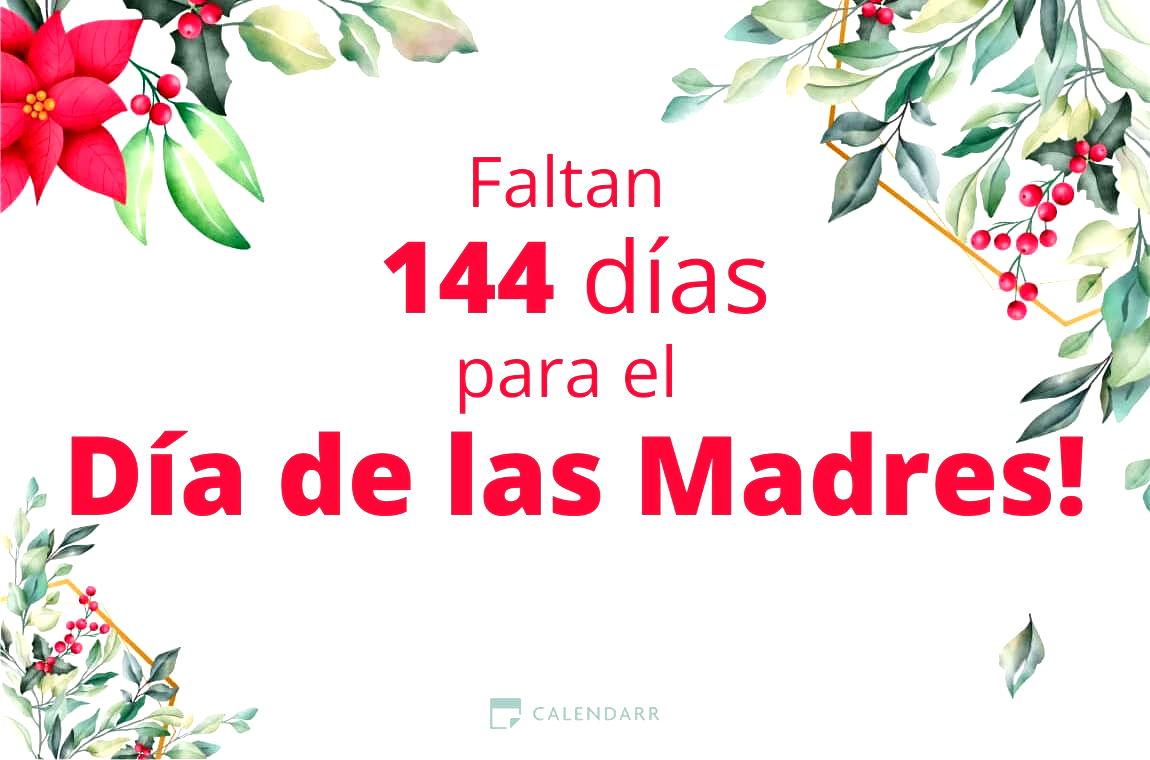 Descubre cuántos días faltan para  el Día de las Madres - Calendarr