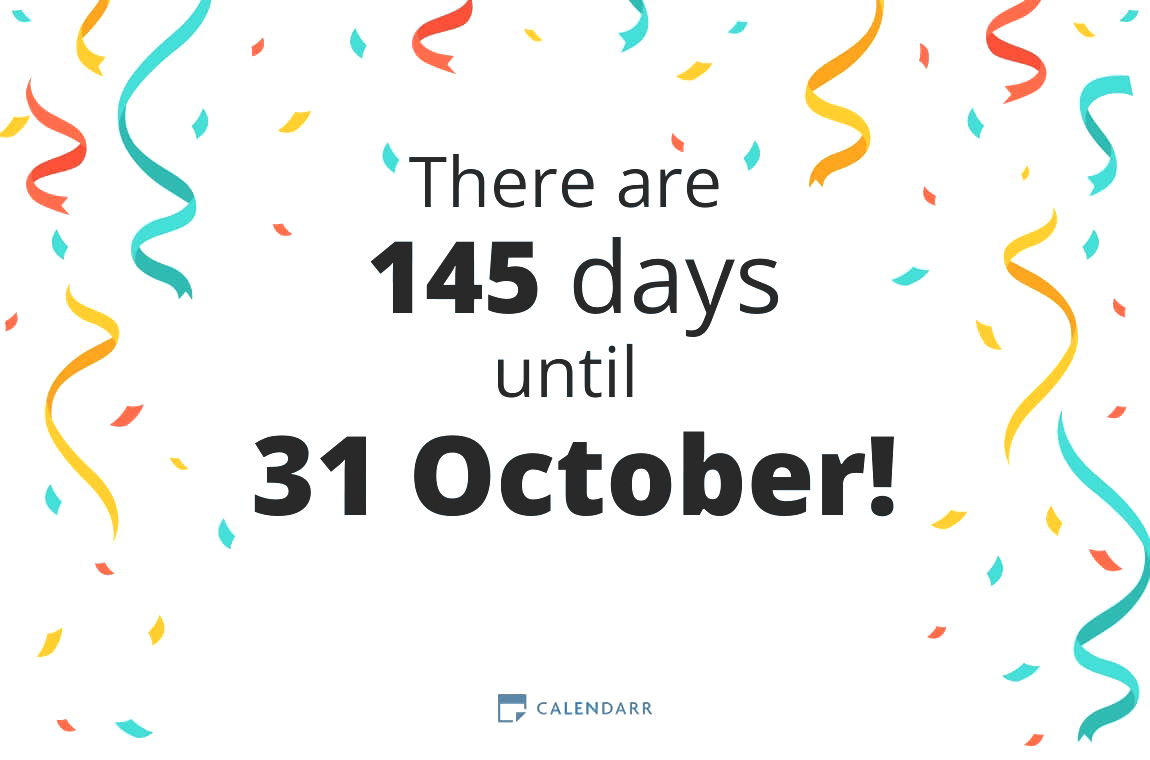 How many days until 31 October - Calendarr