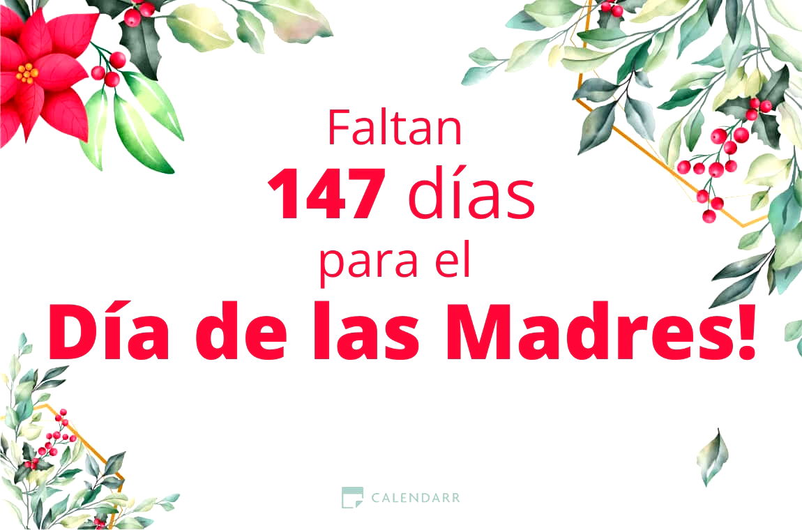 Descubre cuántos días faltan para  el Día de las Madres - Calendarr