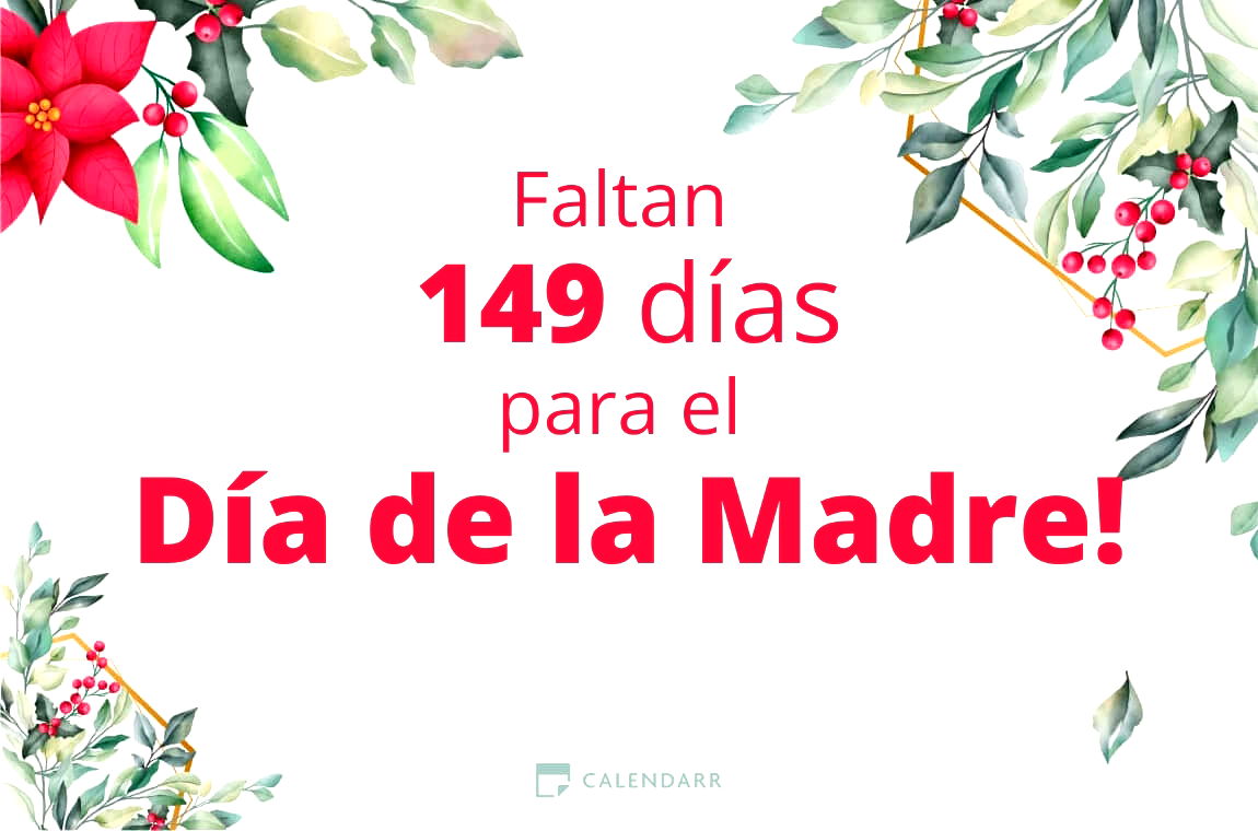 Descubre cuántos días faltan para  el Día de la Madre - Calendarr