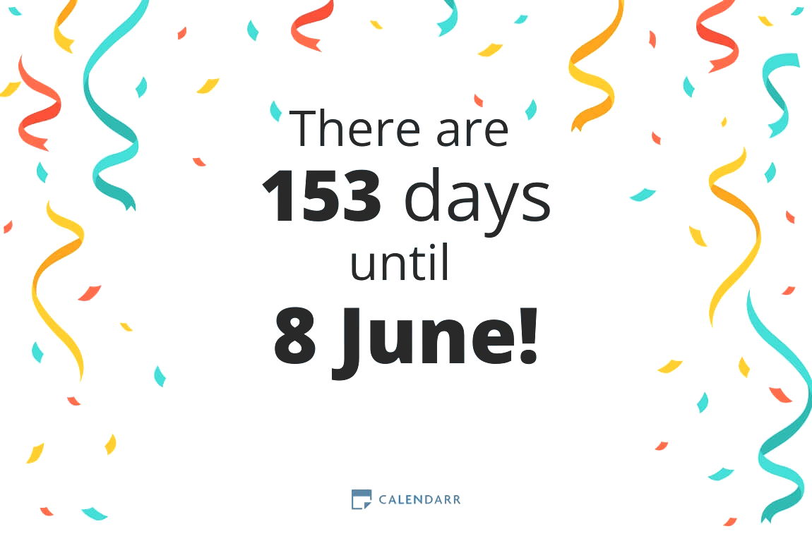 How many days until 8 June - Calendarr