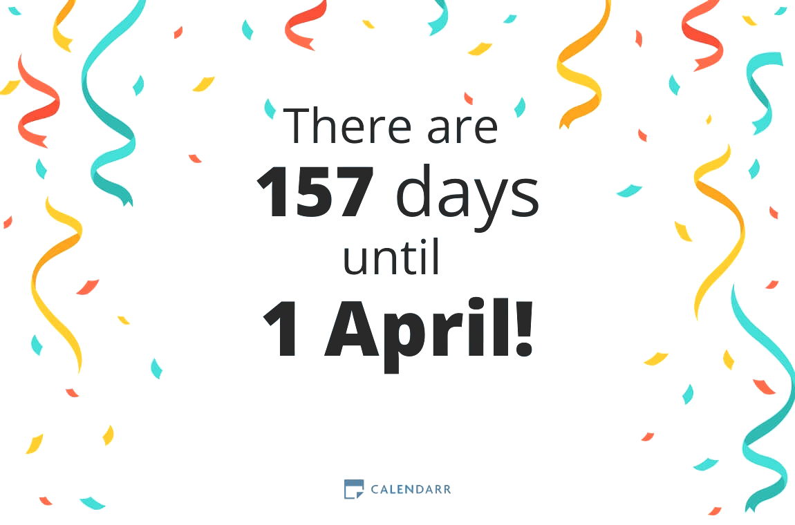 How many days until 1 April - Calendarr