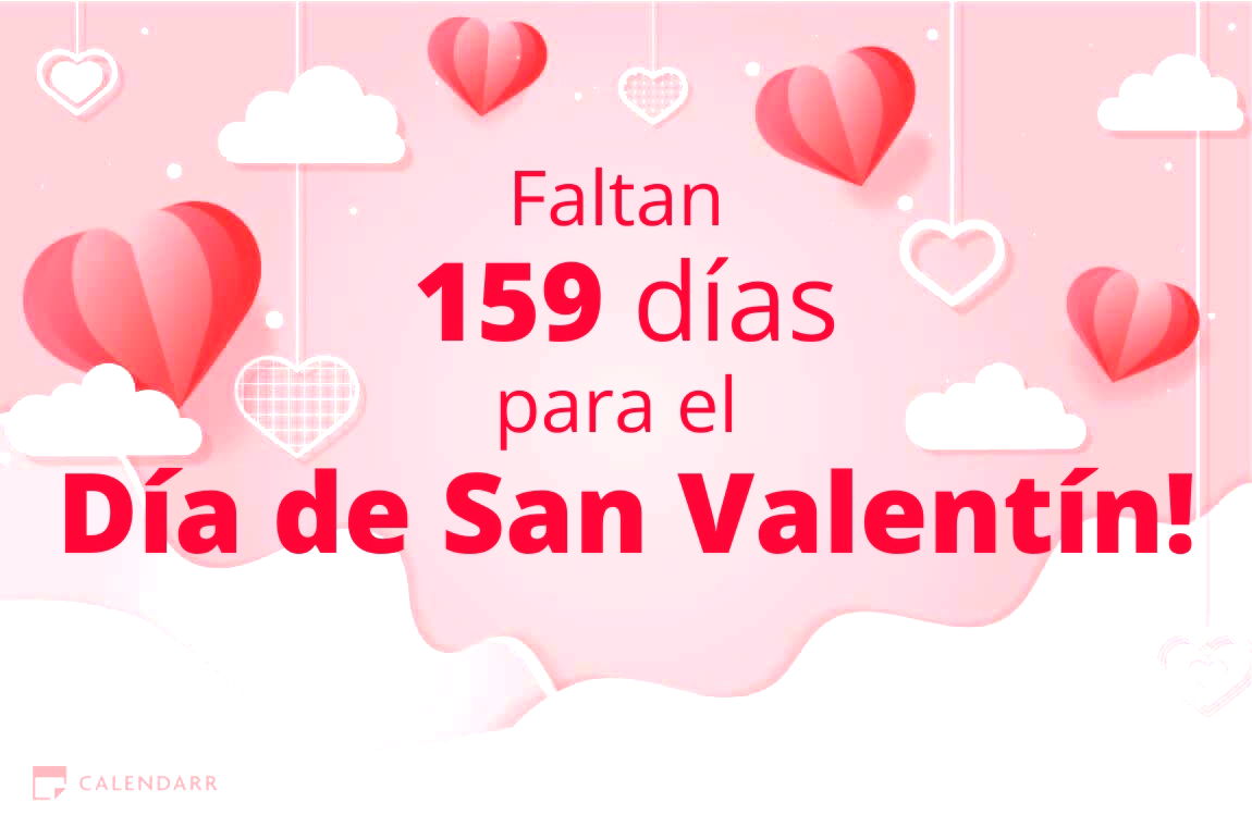 Descubre cuántos días faltan para  el Día de San Valentín - Calendarr