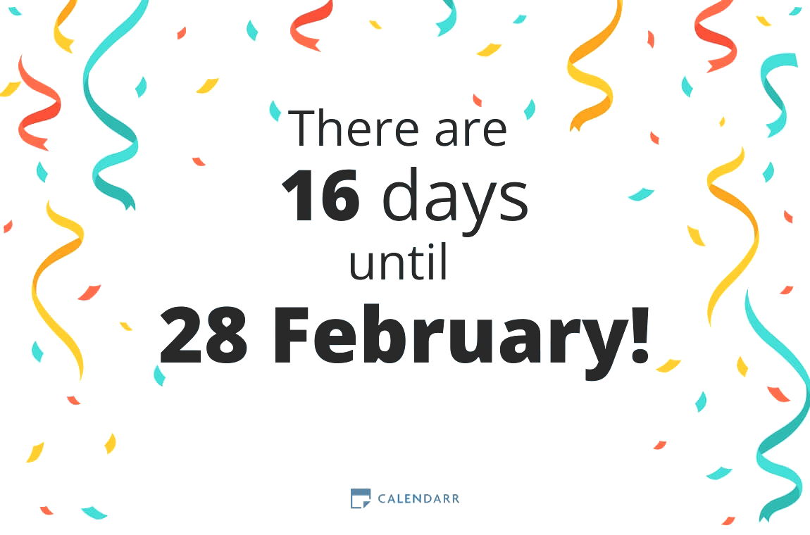 How many days until 28 February - Calendarr