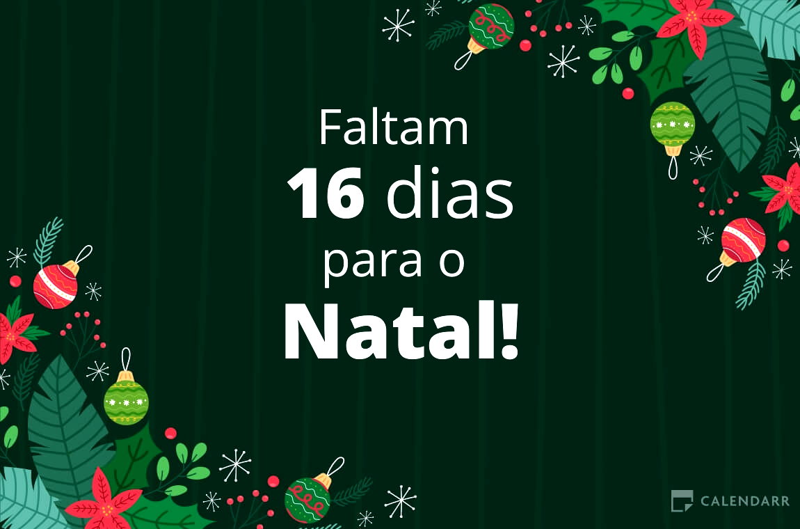 Descubra quantos dias faltam para o Natal - Calendarr