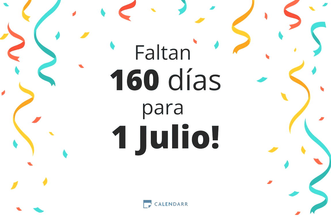 Descubre cuántos días faltan para 1 Julio - Calendarr